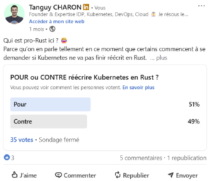 Pour ou contre réécrire Kubernetes en Rust ?
